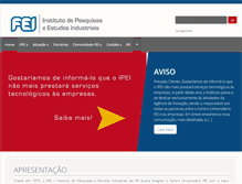 Tablet Screenshot of ipei.com.br